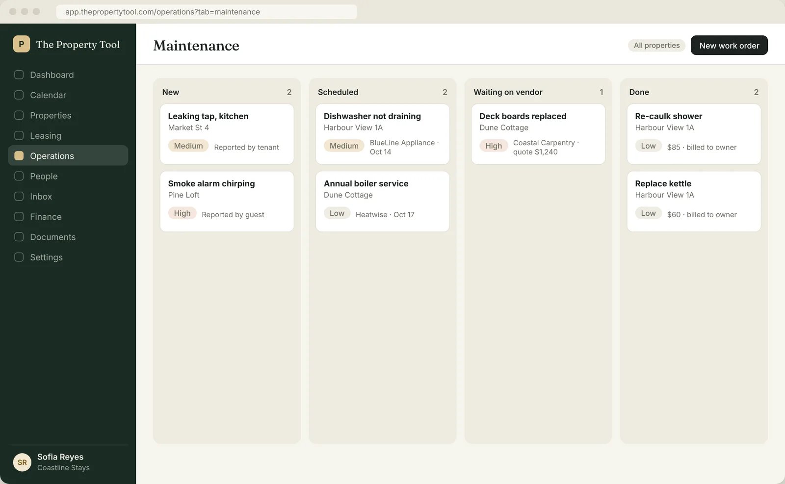 Onderhoud · The Property Tool